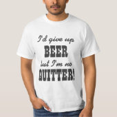 Funny Beer Drink Humor T-shirt (Voorkant)
