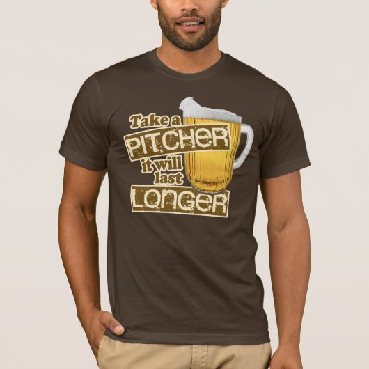 Funny Beer Drink Humor T-shirt (Voorkant)