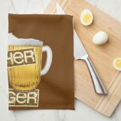 Funny Beer Drink Humor Theedoek (Quarter Fold)
