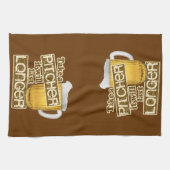 Funny Beer Drink Humor Theedoek (Horizontaal)