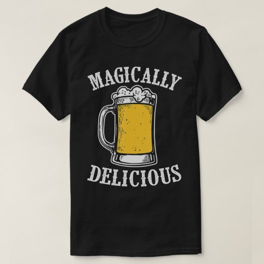 Funny Beer Drink Sint Patrick's Day Magically Del T-shirt (Design voorkant)