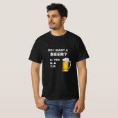 Funny Beer Drink T-shirt (Voorkant volledig)