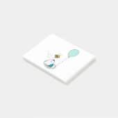 Funny beer en bijen post-it® notes (Schuin)