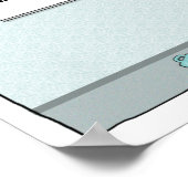 Funny Beer en Cat Roommate Trouble Poster (Hoek)