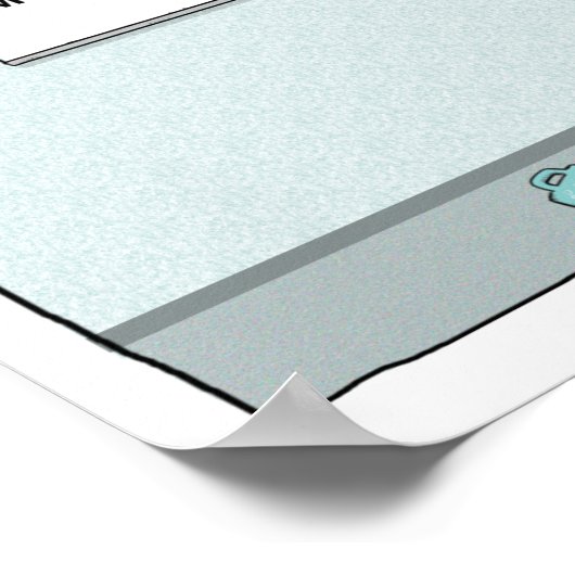 Funny Beer en Cat Roommate Trouble Poster (Hoek)