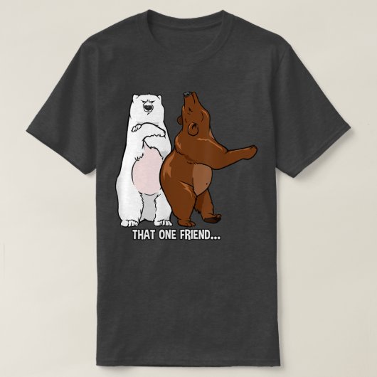 Funny Beer Friends T-shirt (Design voorkant)
