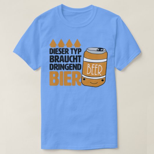 Funny Beer Gezegde voor de openbare Menx27s Avond  T-shirt (Design voorkant)
