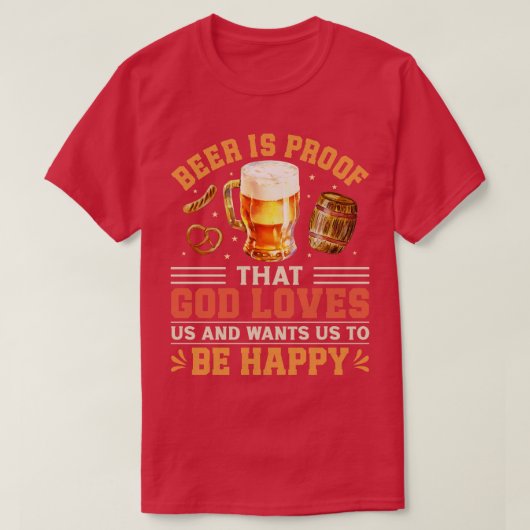 Funny Beer Gezegden T-shirt (Design voorkant)