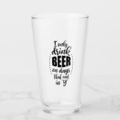 Funny Beer Glass Glas (Voorkant)