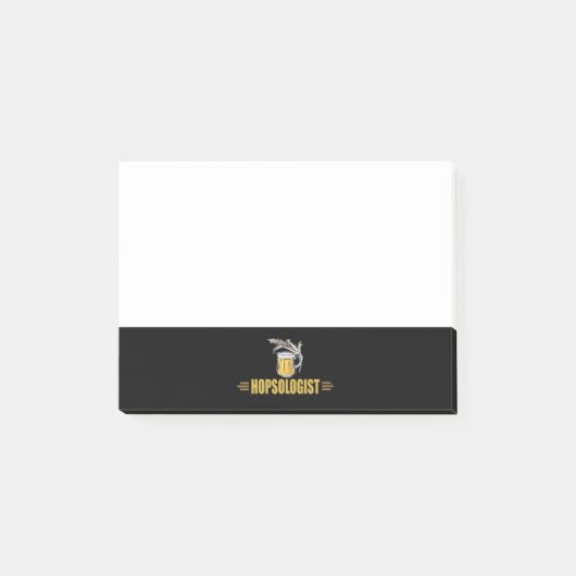 Funny Beer Hopsoloog Post-it® Notes (Voorkant)