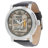 Funny Beer Horloge (Gekanteld)