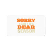 Funny Beer Hunting Etiket (Voorkant)