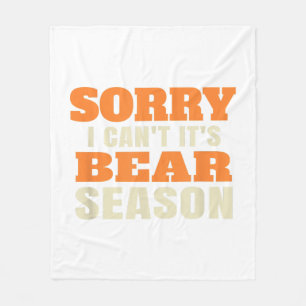 Funny Beer Hunting Fleece Deken