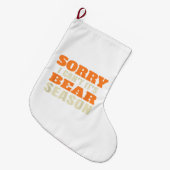 Funny Beer Hunting Grote Kerstsok (Voorkant (Hangend))