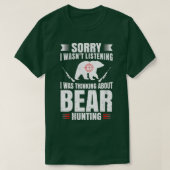 Funny Beer Hunting Lover Fan Hunter Hobby Pistool  T-shirt (Design voorkant)