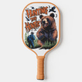 Funny Beer Hunting Pickleball Paddle (Achterkant)