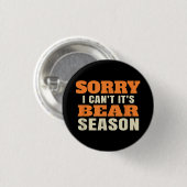 Funny Beer Hunting Ronde Button 3,2 Cm (Voorkant /achterkant)