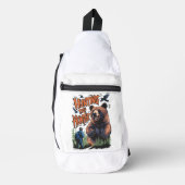 Funny Beer Hunting Sling Bag (Voorkant)
