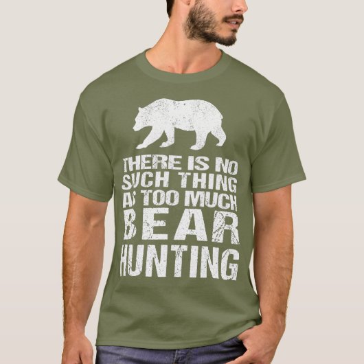 Funny Beer    HuntingBear Hunter T-shirt (Voorkant)