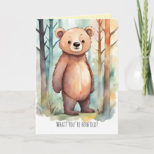 Funny Beer Jaar Verjaardag Kaart (Voorkant)