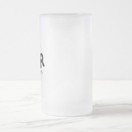 Funny Beer Joke Travel of Party Frosted Mok (Center)