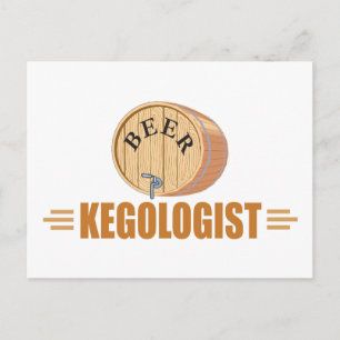 Funny Beer Keg Briefkaart