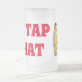 Funny Beer Keg "Ik zou dat pakken" Matglas Bierpul (Center)