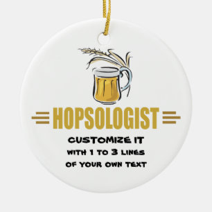 Funny Beer Keramisch Ornament