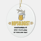 Funny Beer Keramisch Ornament (Links)