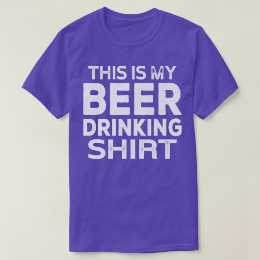 Funny Beer Lover Beer Drinker T-shirt (Design voorkant)