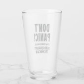 Funny Beer Lover Glas (Achterkant)