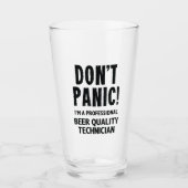 Funny Beer Lover Glas (Voorkant)