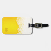 Funny Beer Lover Masculine Humor Bagagelabel (Voorkant horizontaal)