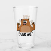 Funny Beer Me Beer Glas (Achterkant)