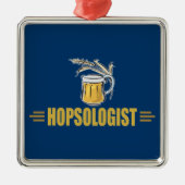 Funny Beer Metalen Ornament (Voorkant)