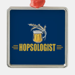 Funny Beer Metalen Ornament