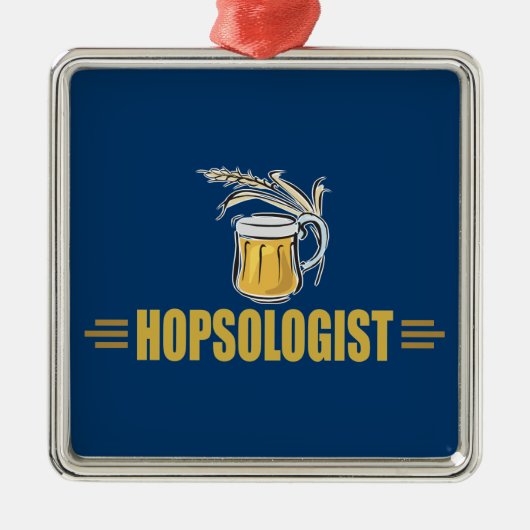 Funny Beer Metalen Ornament (Voorkant)