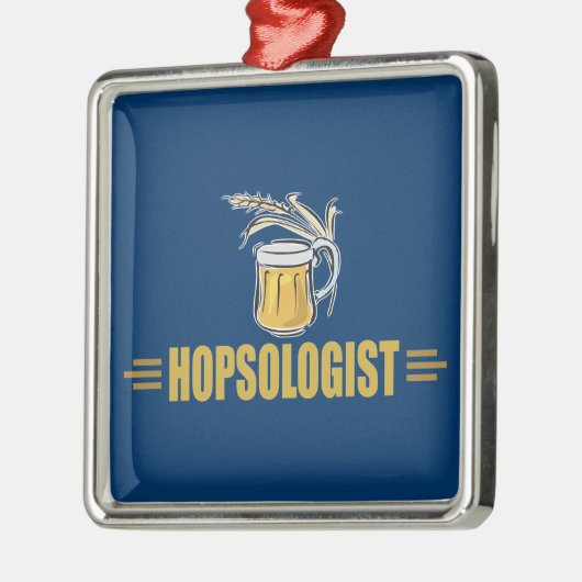 Funny Beer Metalen Ornament (Links)