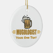 Funny Beer Mok Keramisch Ornament (Rechts)