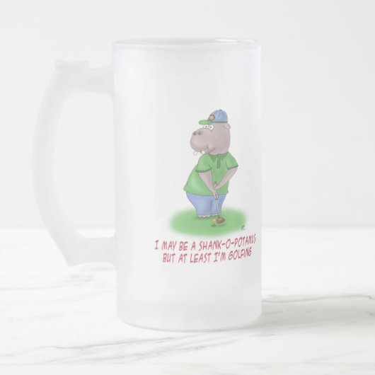 Funny Beer Mok: Shankopotamus Matglas Bierpul (Links)