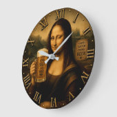 Funny Beer Mona Lisa Grote Klok (Hoek)
