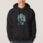 Funny Beer Mug with Fish Hoodie (Voorkant)