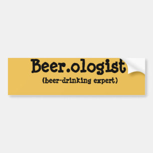 Funny Beer, oloog Bumpersticker