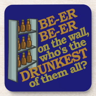 Funny Beer op de muur Bier Onderzetter