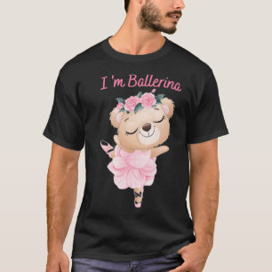 Funny Beer Panda Ballerina voor Ballet loverballet T-shirt