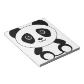 Funny beer panda beer panda notitieblok (Schuin)