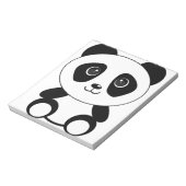 Funny beer panda beer panda notitieblok (Linkerzijde)