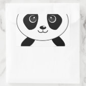 Funny beer panda beer panda rechthoekige sticker (Tas)