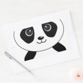 Funny beer panda beer panda rechthoekige sticker (Envelop)