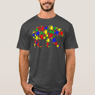 Funny Beer Puzzle Animals Lover Autism Awareness T-shirt